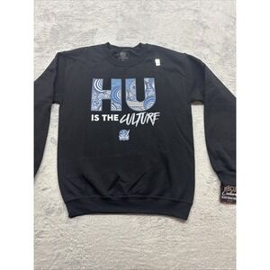 Hampton Pirates HU Is The Culture HBCU Culture Crew Neck Sweatshirt Size S Black